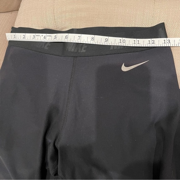 AX:  Nike Athletic Pants Black Sz S Polyester/Elastane Blend - Picture 5 of 8